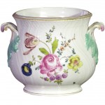18th Century Porcelain Cache Pot