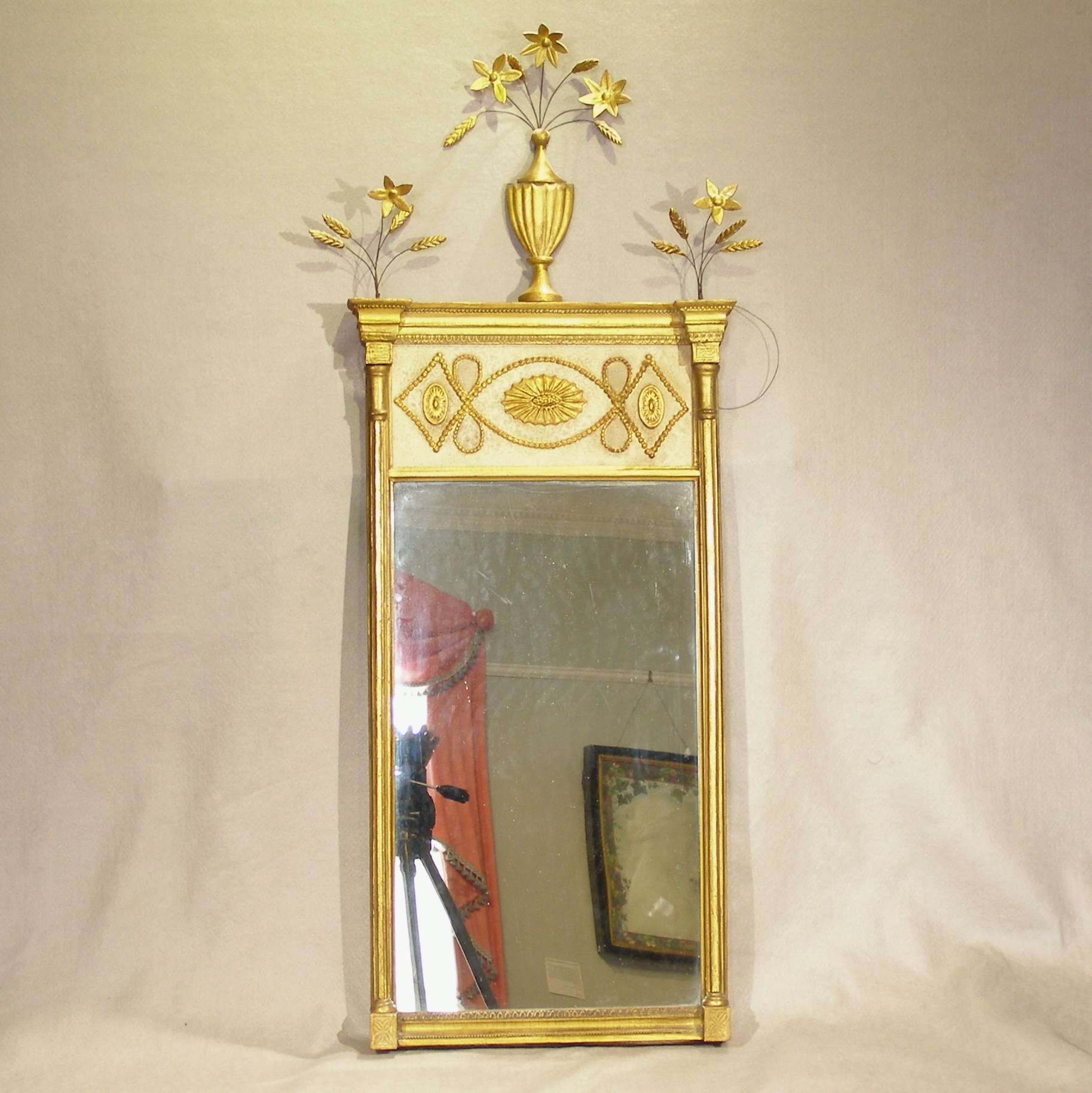 Antique Federal Period Gilded Mirror, Ca. 1810 Paul Kleinwald Art