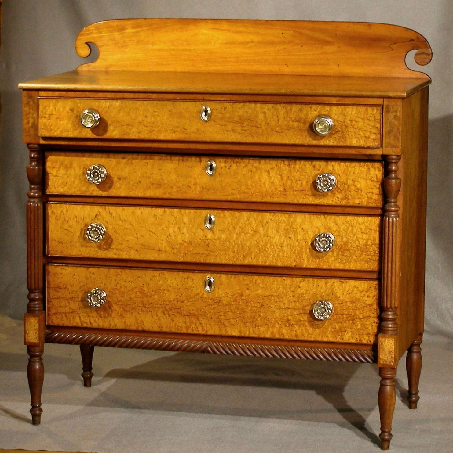 Antique New England Federal Chest of Drawers, Ca. 1825 Paul Kleinwald