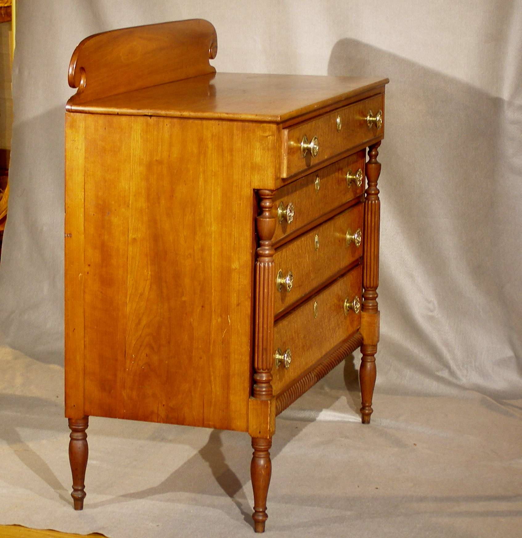 Antique New England Federal Chest of Drawers, Ca. 1825 Paul Kleinwald