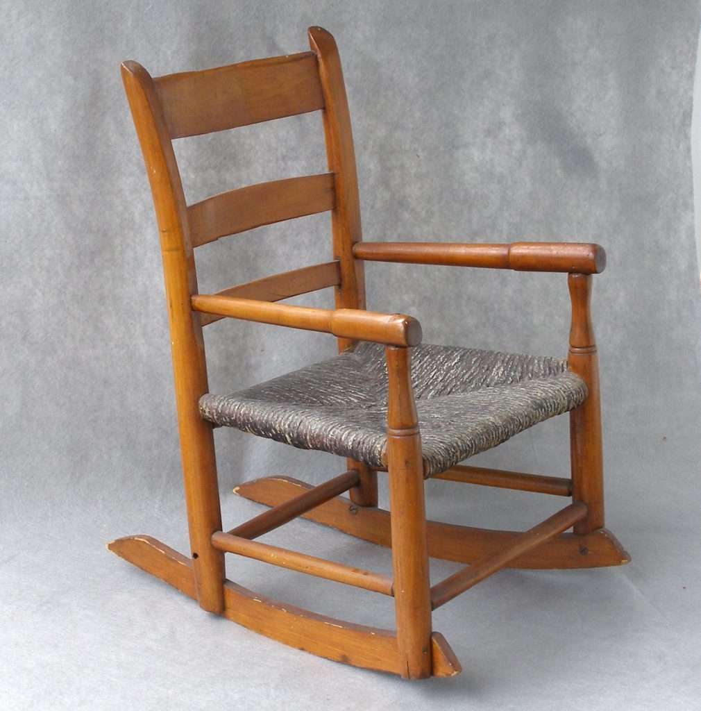 Antique Child's Rocking Chair, Ca. 1840 Paul Kleinwald