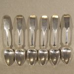 W. Kimball Coin Silver Soup Spoons Ca. 1840
