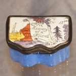 Battersea Bilston Antique English Enamel Snuff Box