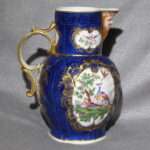 Worcester Blue Scale Mask Jug, Ca. 1770